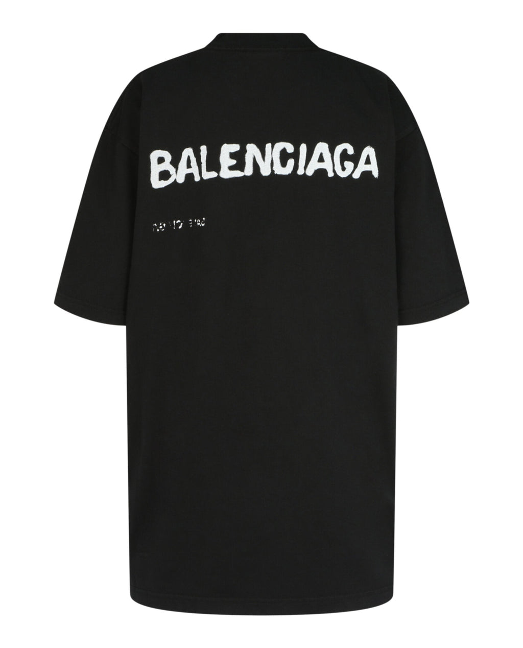 Balenciaga Womens Oversized Hand Drawn T-Shirt
