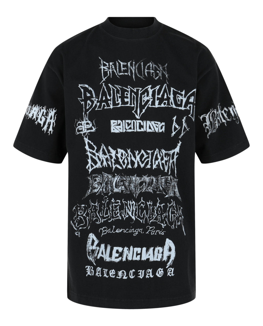 Balenciaga Mens DIY Metal Vintage T-shirt