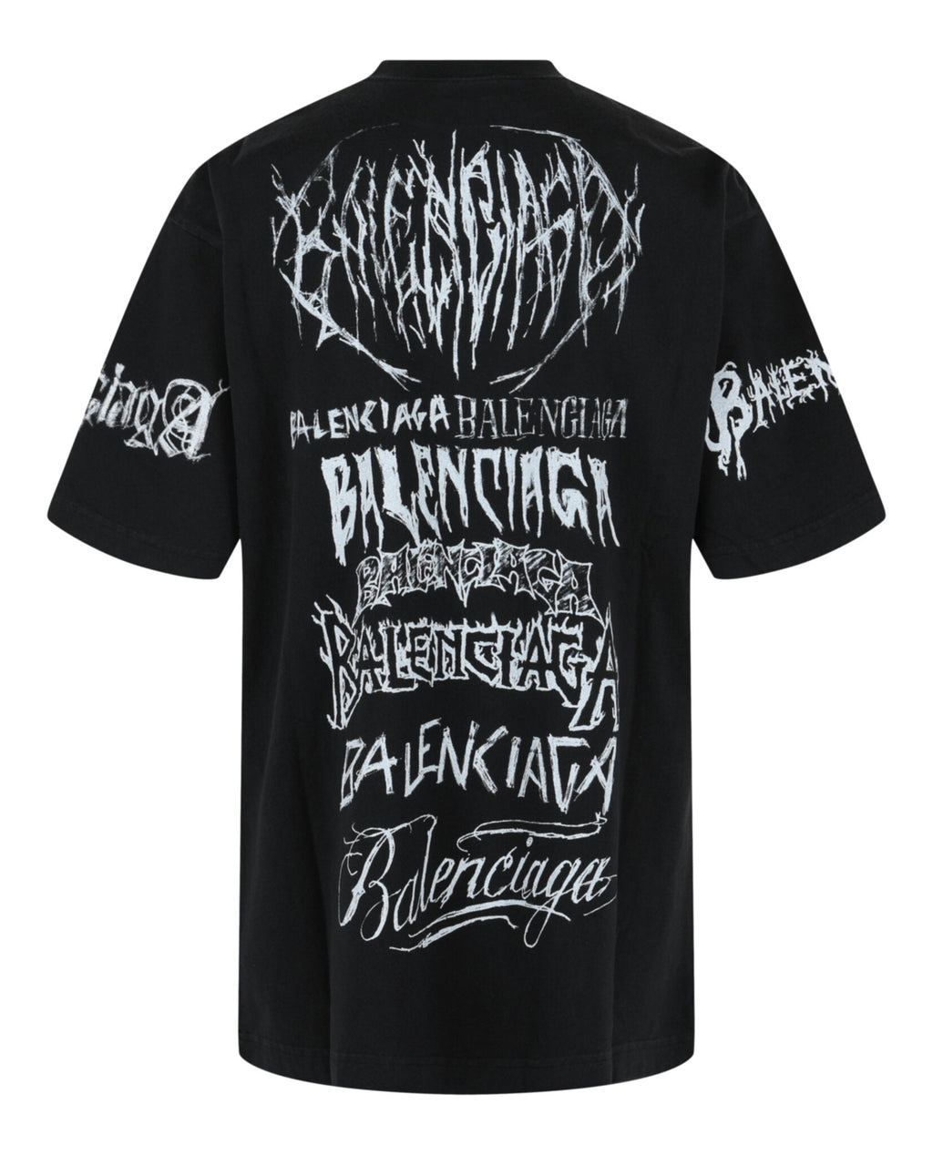 Balenciaga Mens DIY Metal Vintage T-shirt