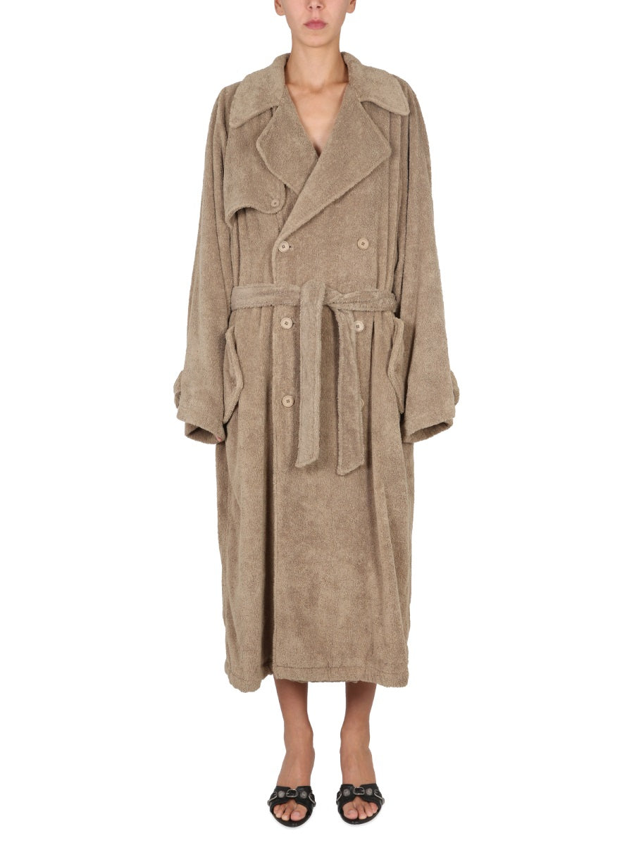Balenciaga Women Towel Trench Coat
