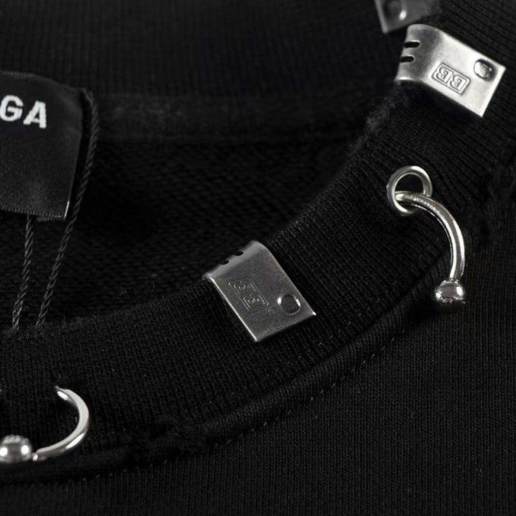 Balenciaga  Couples Crew Neck Hoodie