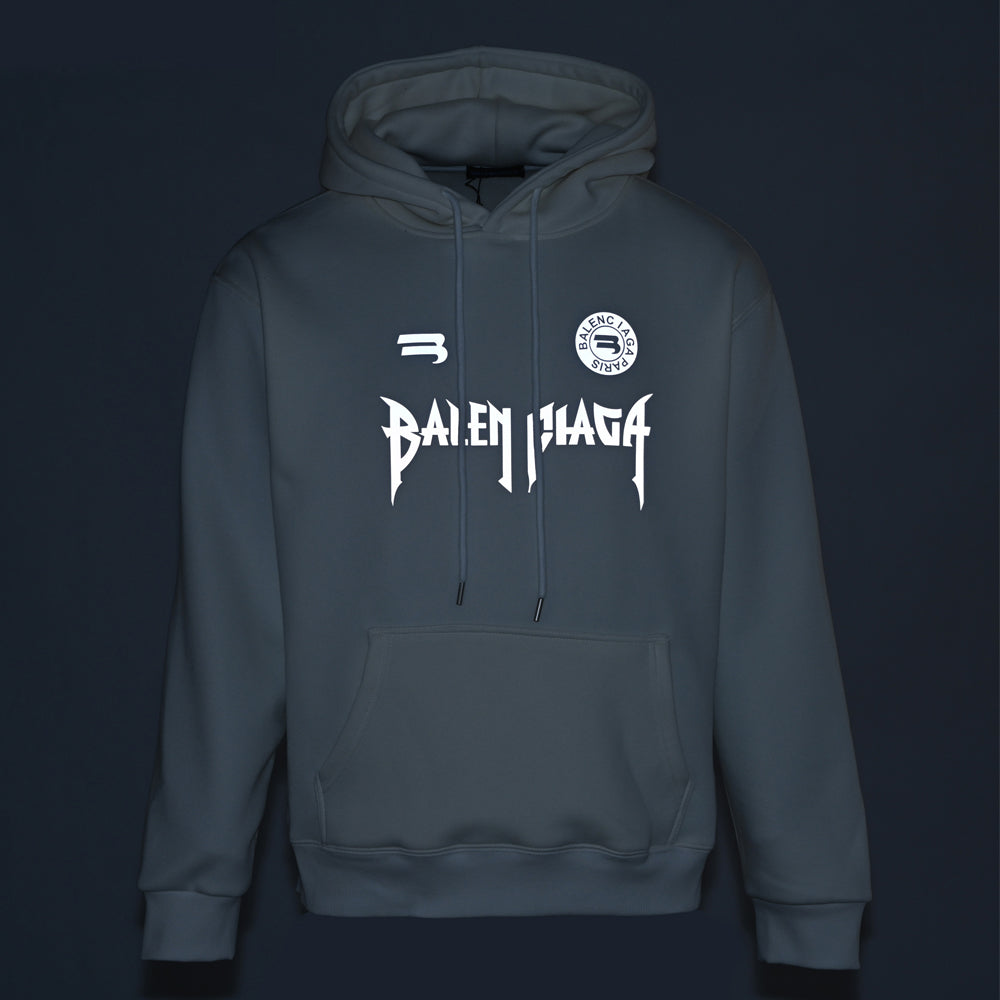 Balenciaga Glow-in-The-Bark Logo Hoodie