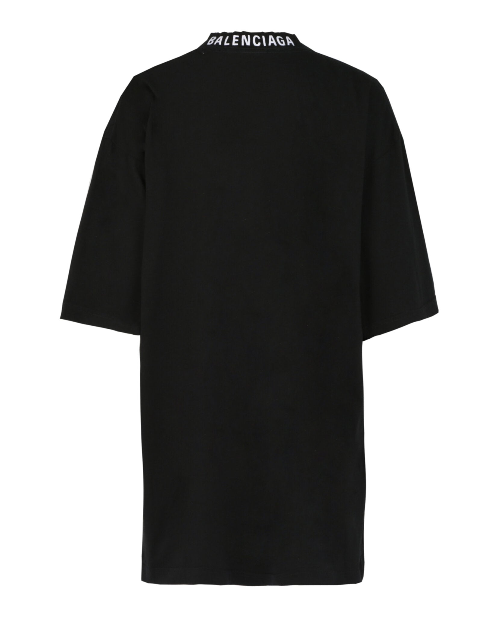 Balenciaga Womens Crewneck Distressed T-Shirt