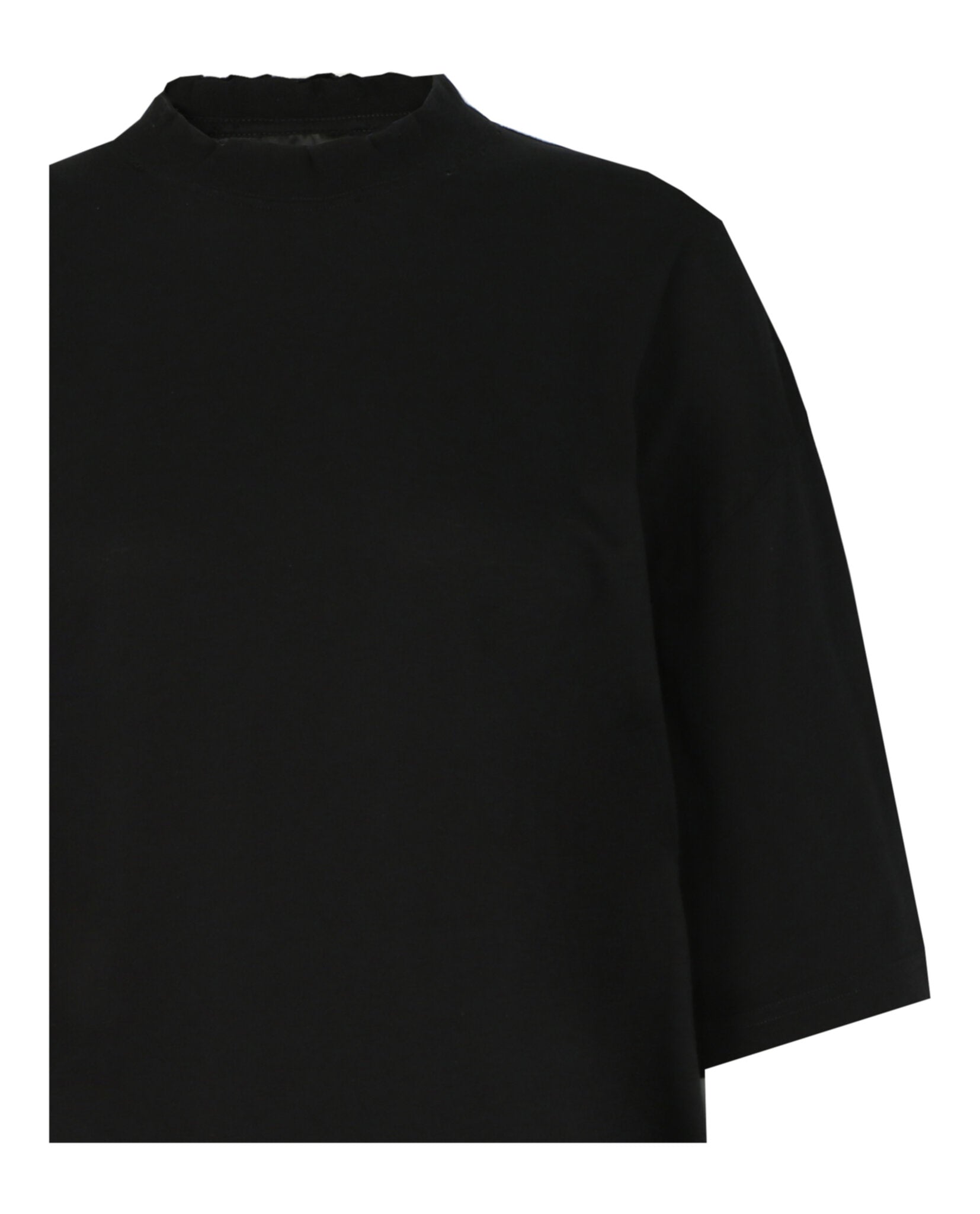 Balenciaga Womens Crewneck Distressed T-Shirt