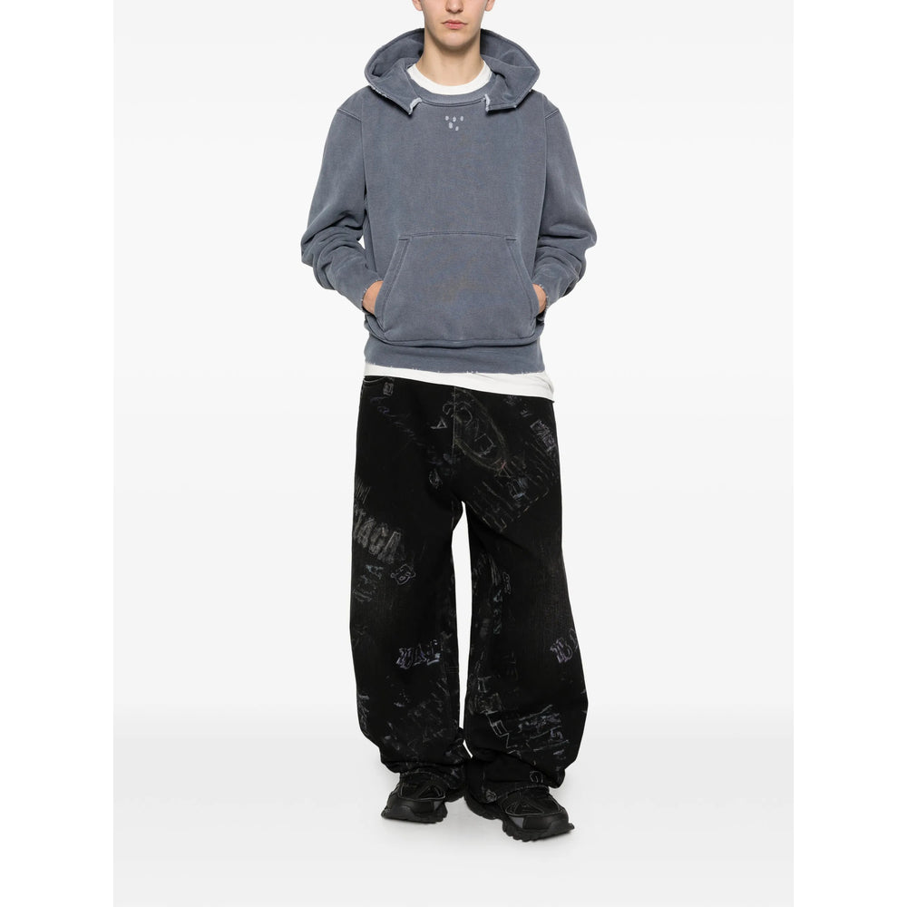 Balenciaga Black Denim - Wide-Leg Jeans Men