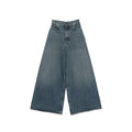 Balenciaga Blue Denim - Wide-Leg Jeans Women