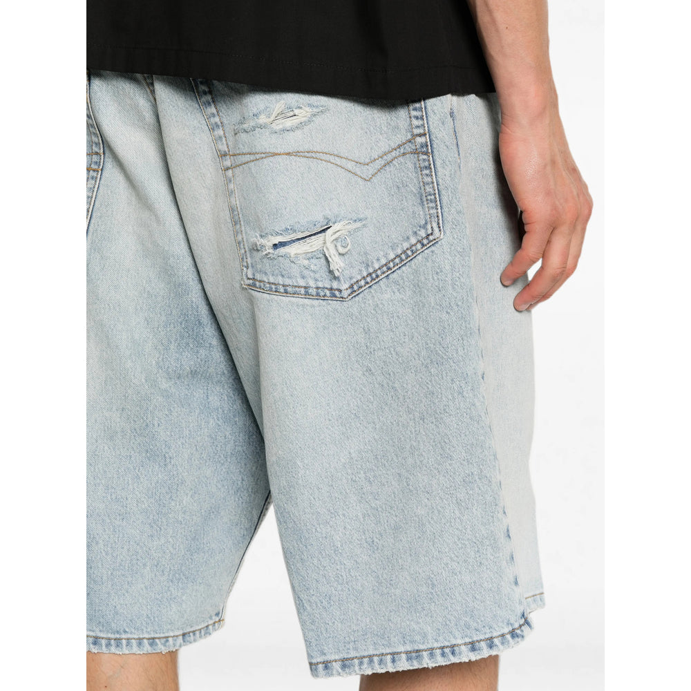 Balenciaga Blue Shorts - Denim Shorts Men