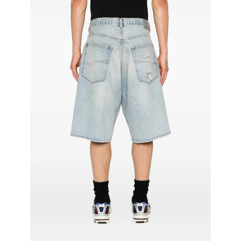 Balenciaga Blue Shorts - Denim Shorts Men