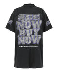Balenciaga Womens Oversized See Now Buy Now Inside Out T-Shirt