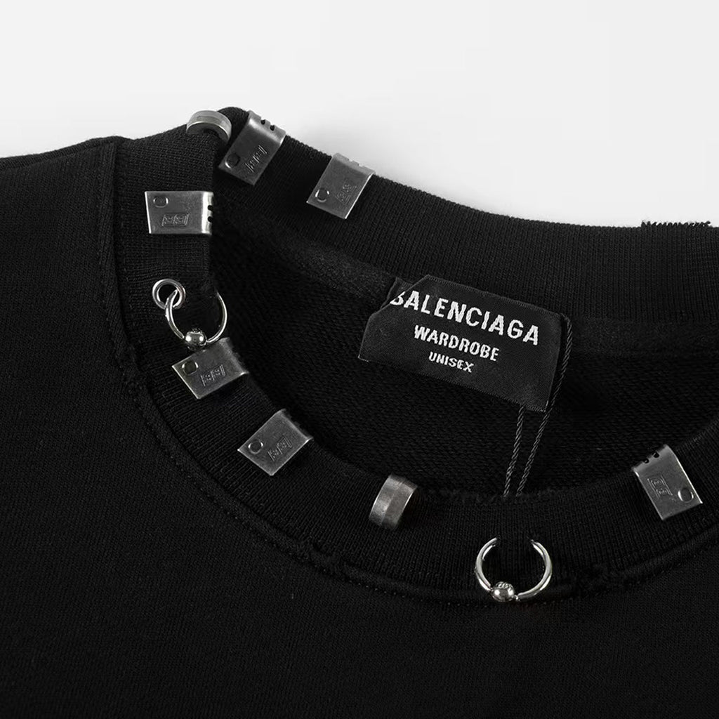 Balenciaga  Couples Crew Neck Hoodie