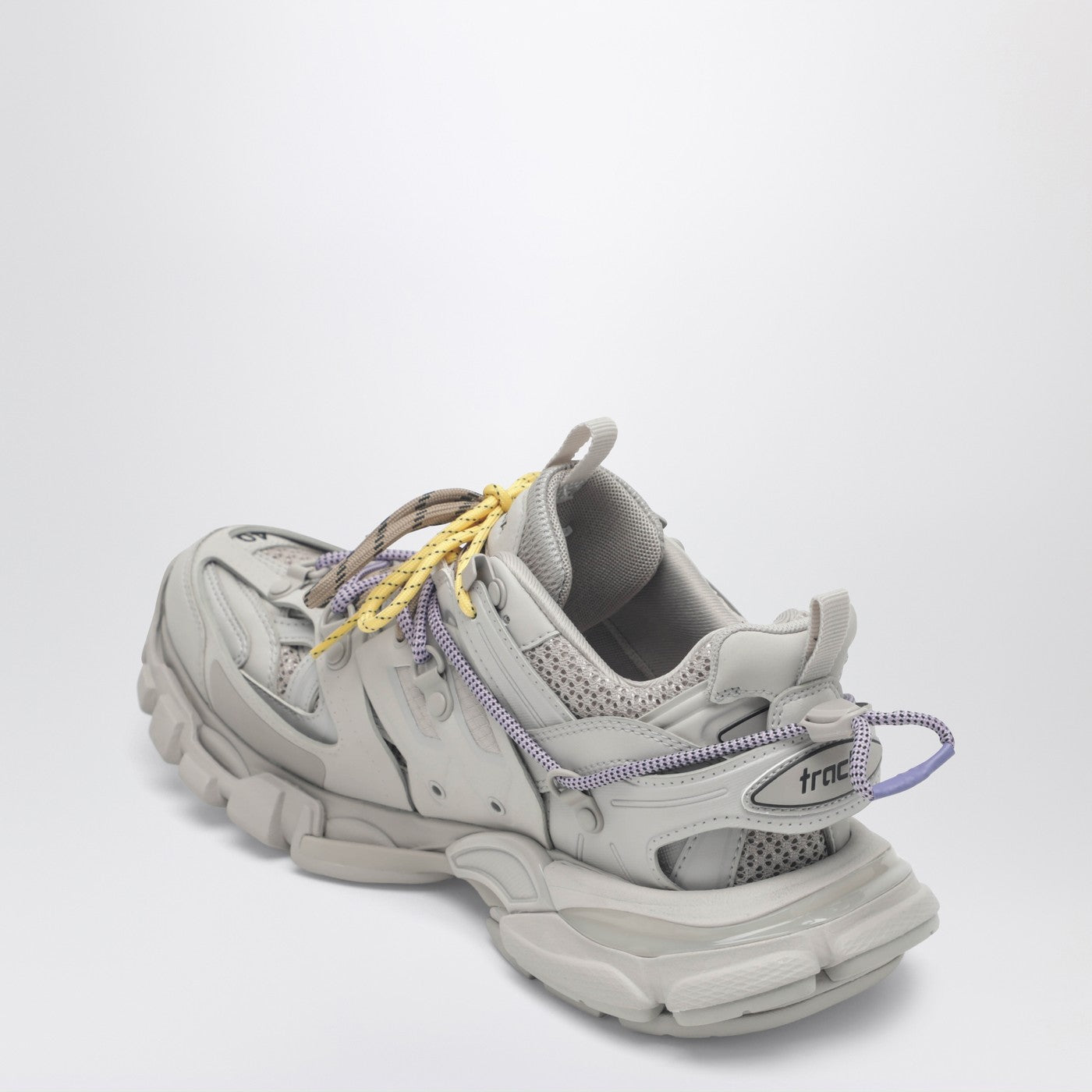 Balenciaga Track Trail Sneakers In Yellow, Purple, Brown And Black Women