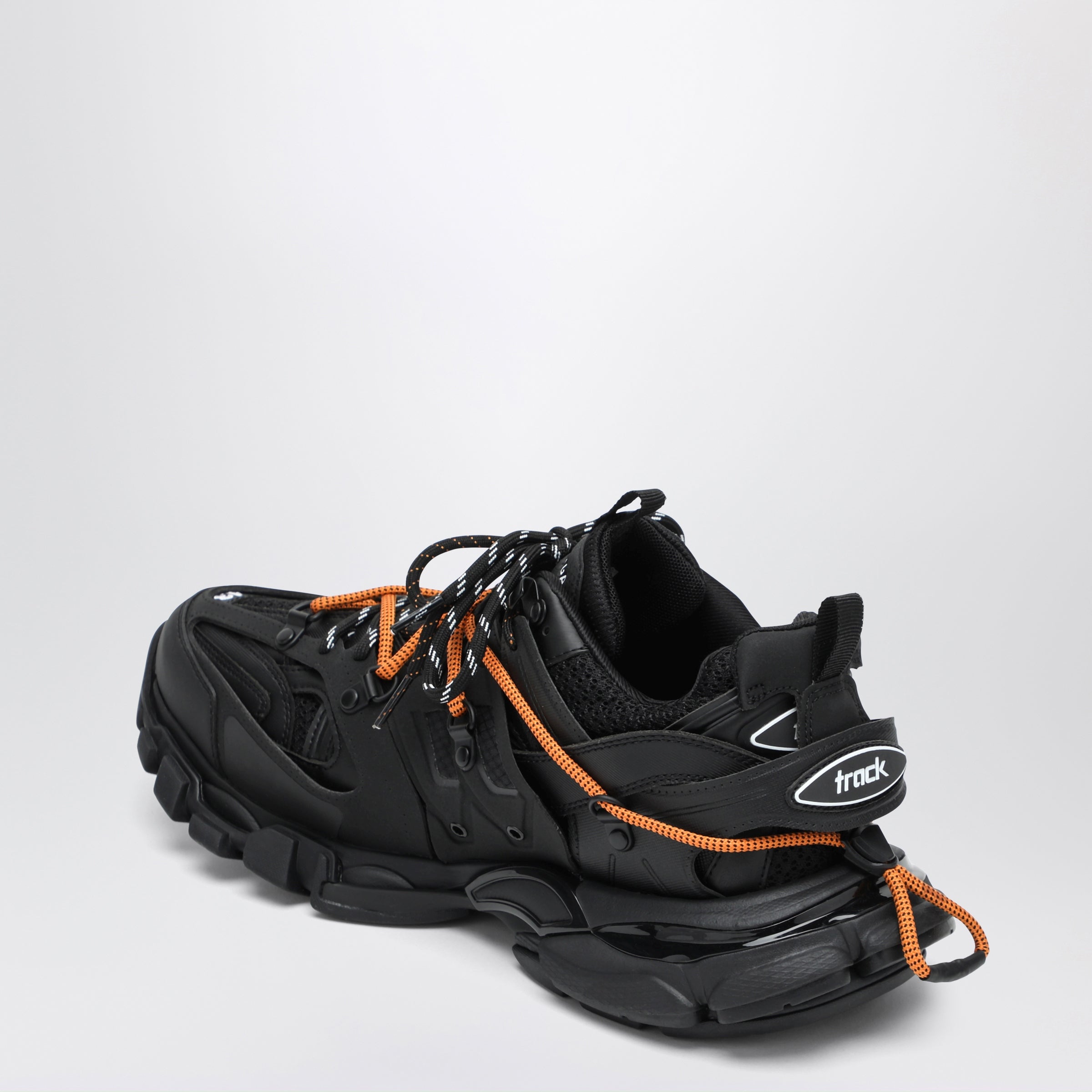 Balenciaga Black/Orange Track Sneakers Men