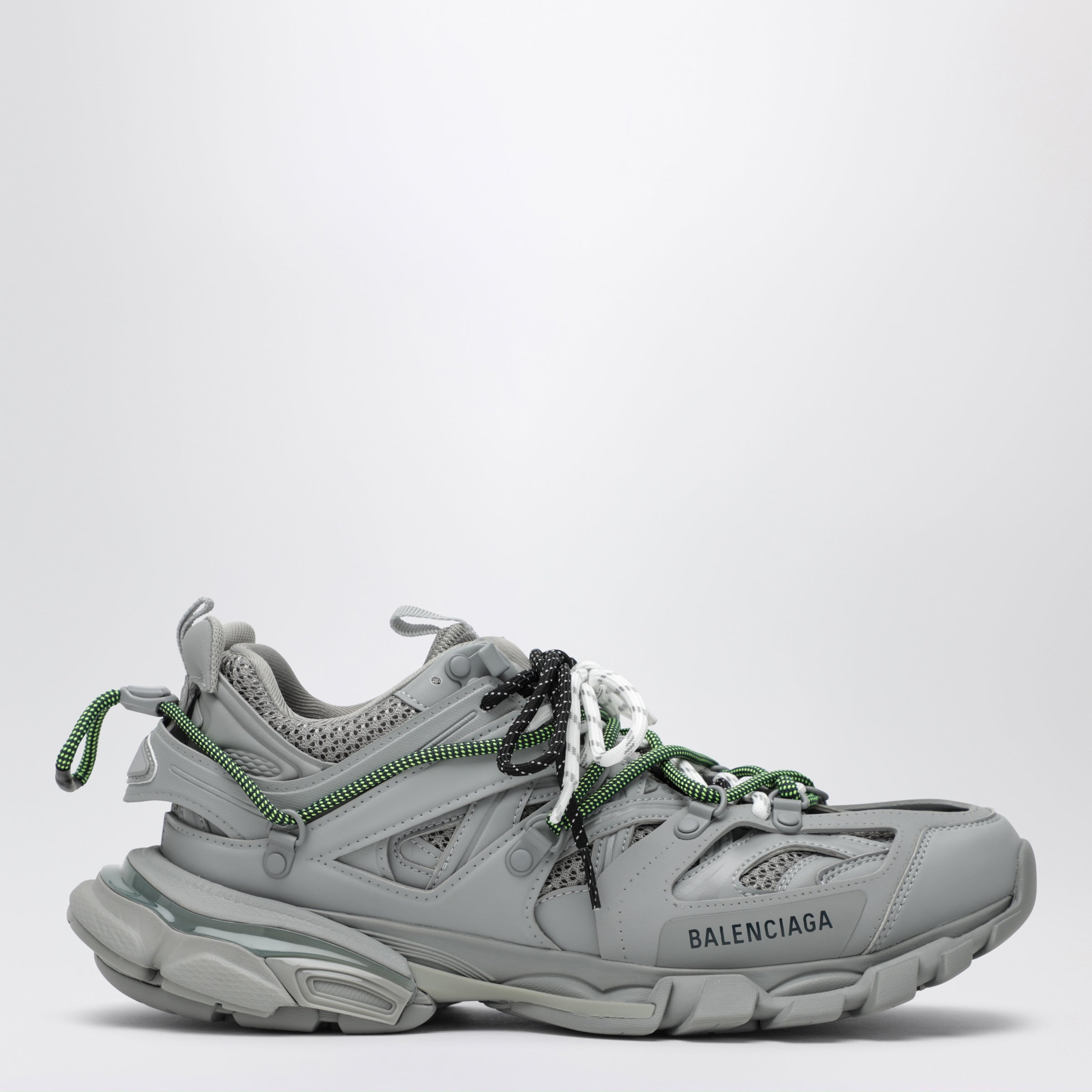 Balenciaga Track Sneakers In Grey/Yellow/White/Navy Men