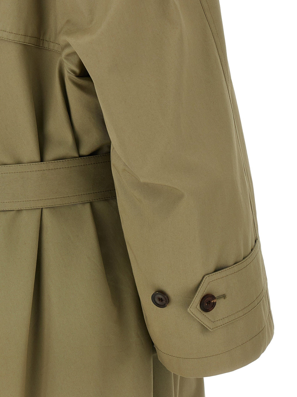 Balenciaga Draped Neck Trench women Coat