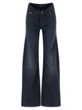 Balenciaga Women Curved Waist Jeans