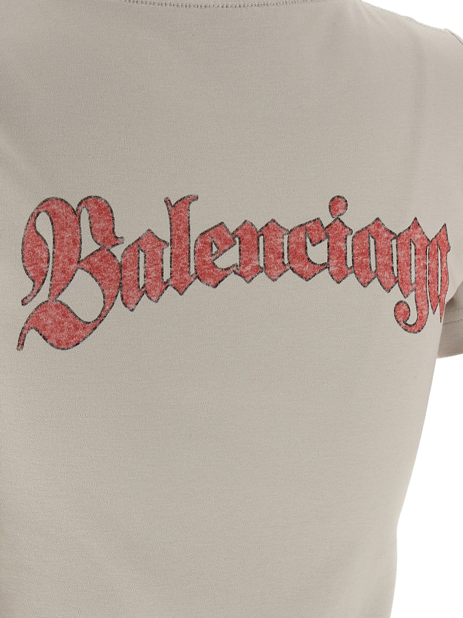 Balenciaga Logo Print   women T-shirt