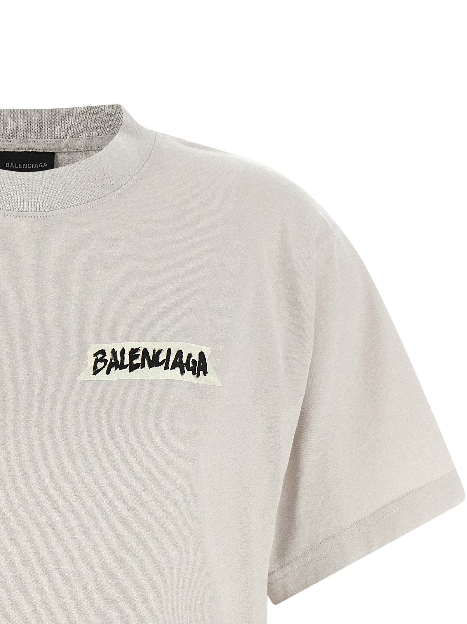 Balenciaga Women 'Masking Tape' T-Shirt