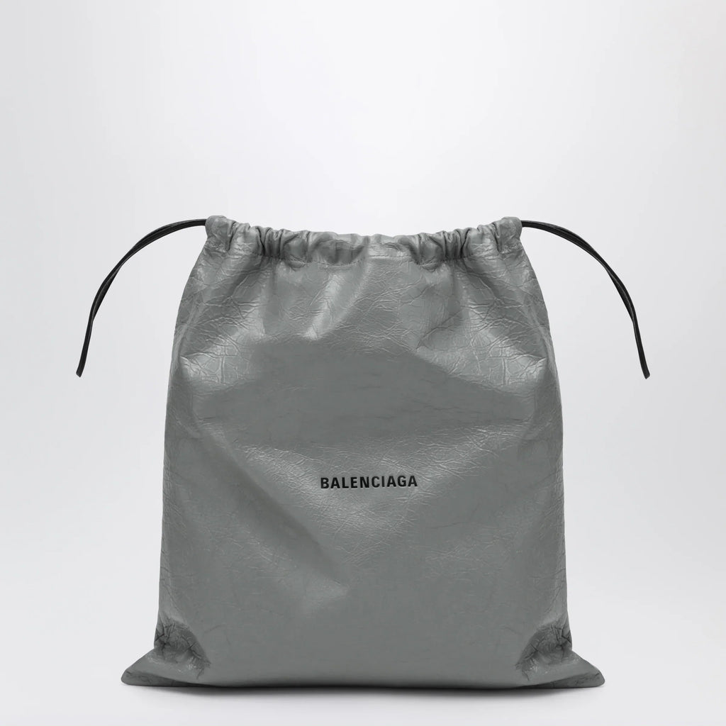 Balenciaga - La Pochette dust bag shopper in Arena lambskin grey