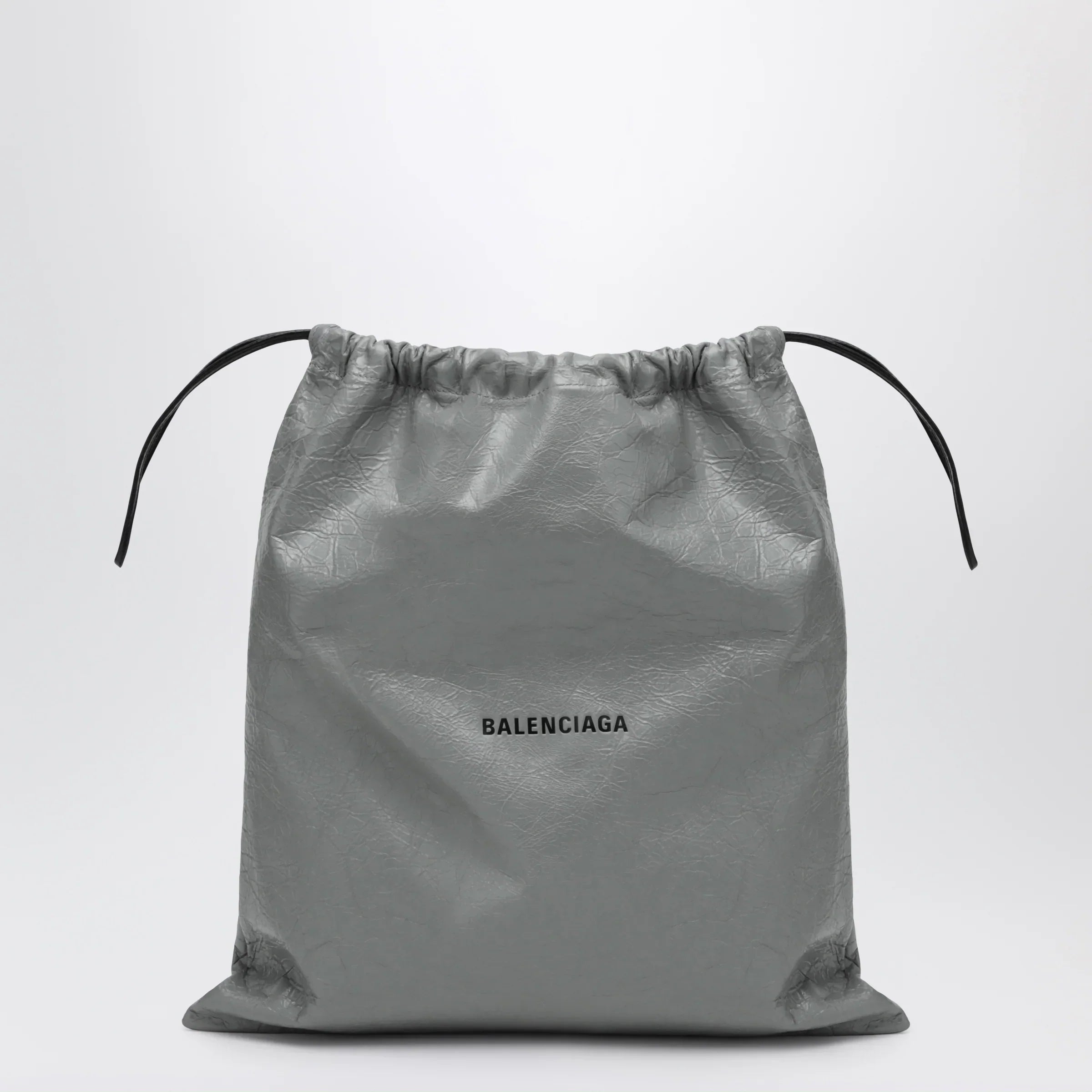Balenciaga - La Pochette dust bag shopper in Arena lambskin grey