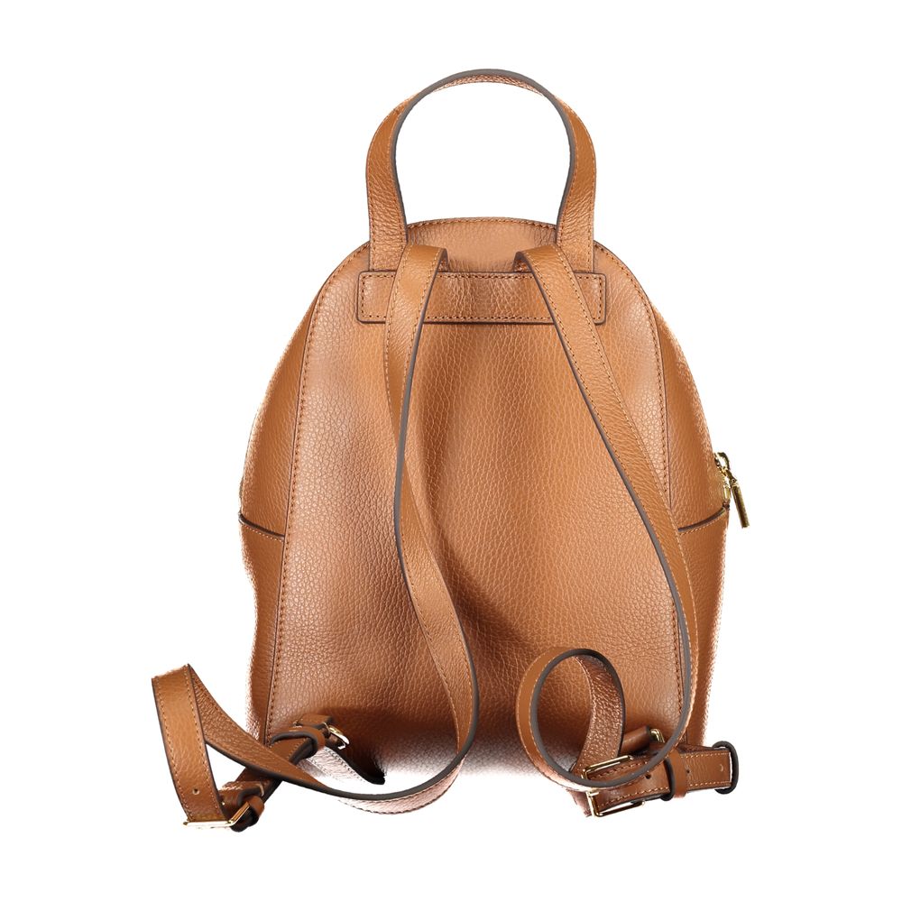 Beat Generation Brown Leather Backpack