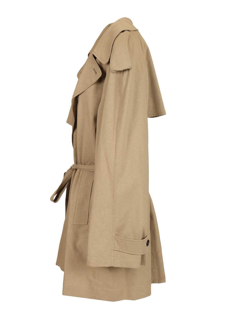 Balenciaga Women Cropped Trench Coat