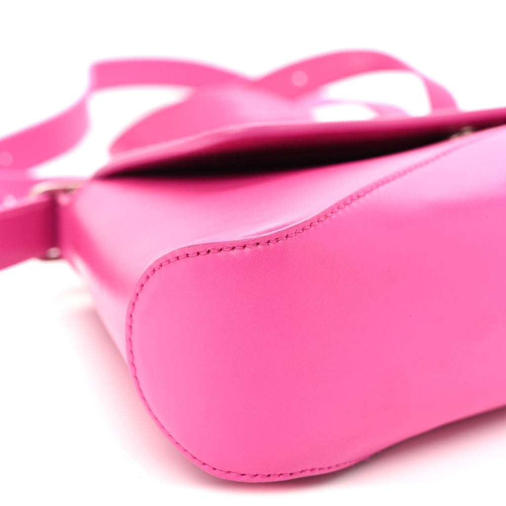 Box Calfskin Medium XX Flap Bag Lipstick Pink