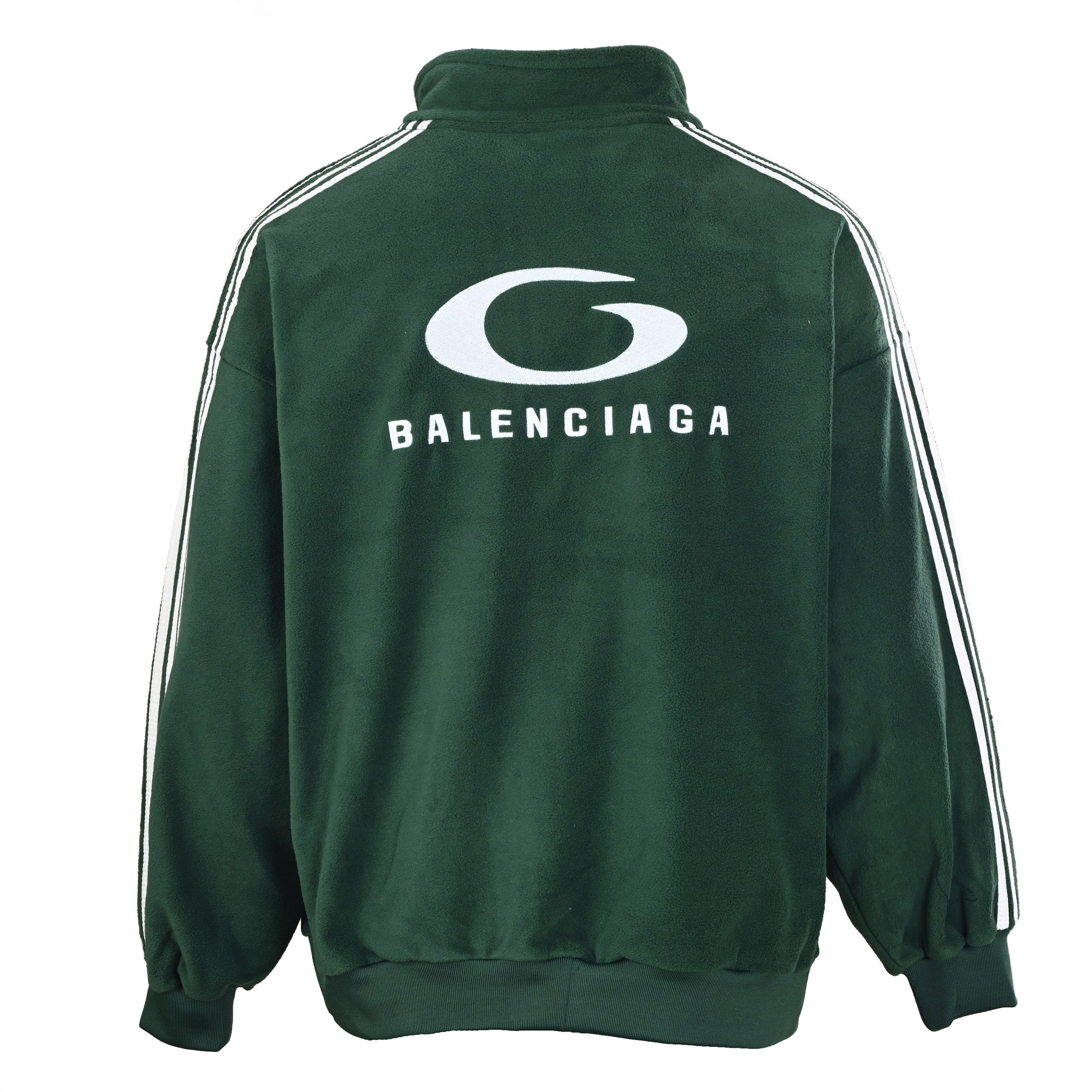 Balenciaga Baseball Jacket — Green