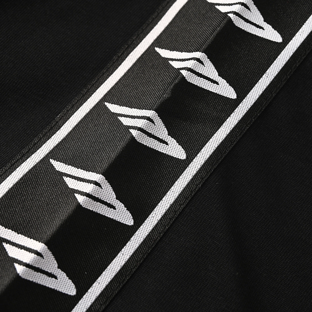 BALENCIAGA 3B Logo-Tape Short-Sleeve T-Shirt