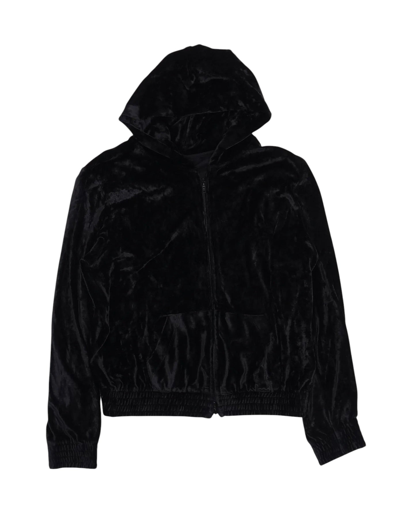 Balenciaga Velour Hoodie Rhinestone "Black"
