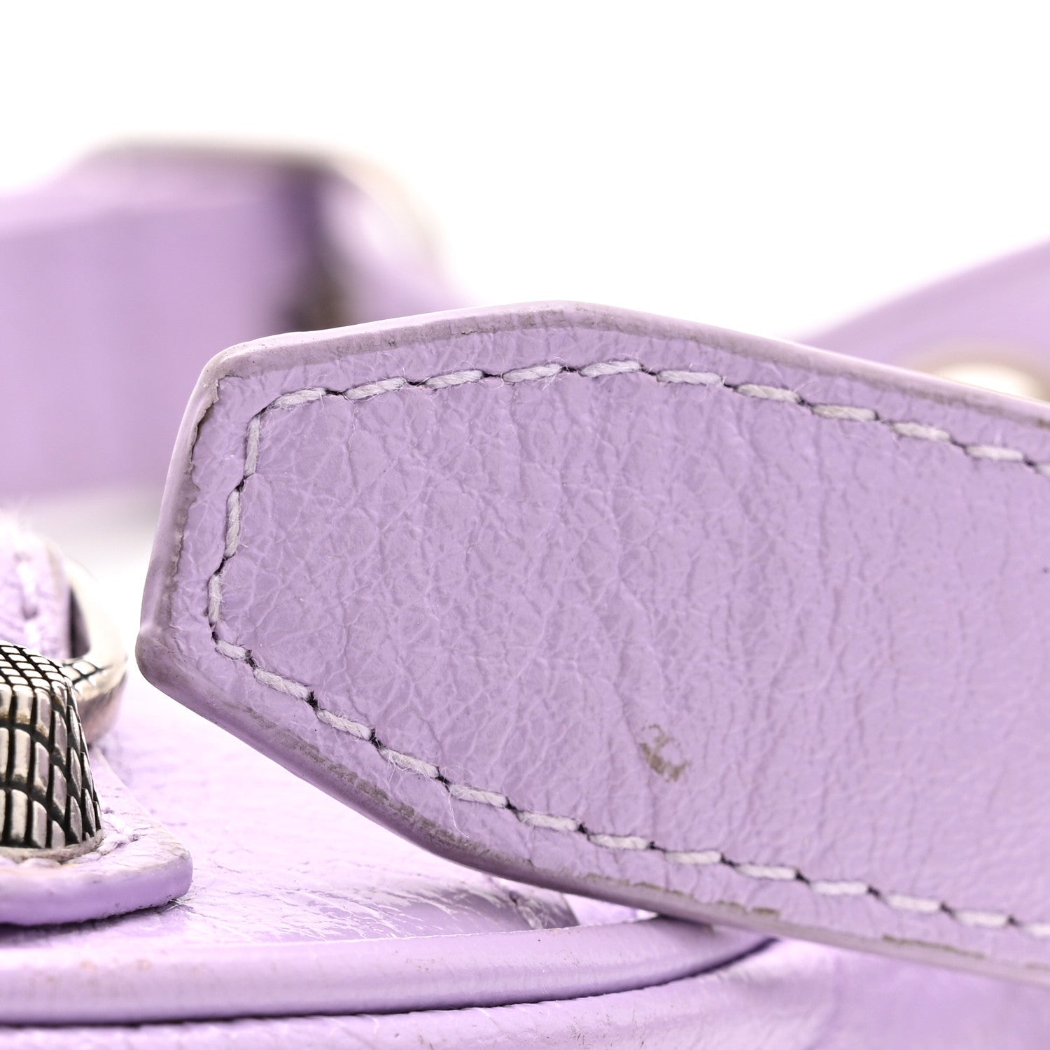 Agneau Arena Le Cagole Shoulder Bag XS Lilac