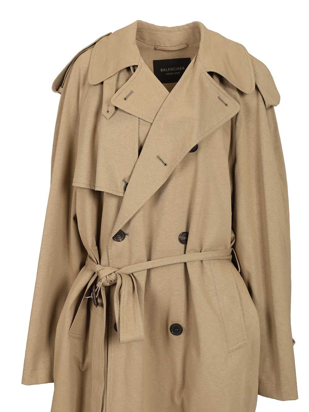 Balenciaga Women Cropped Trench Coat