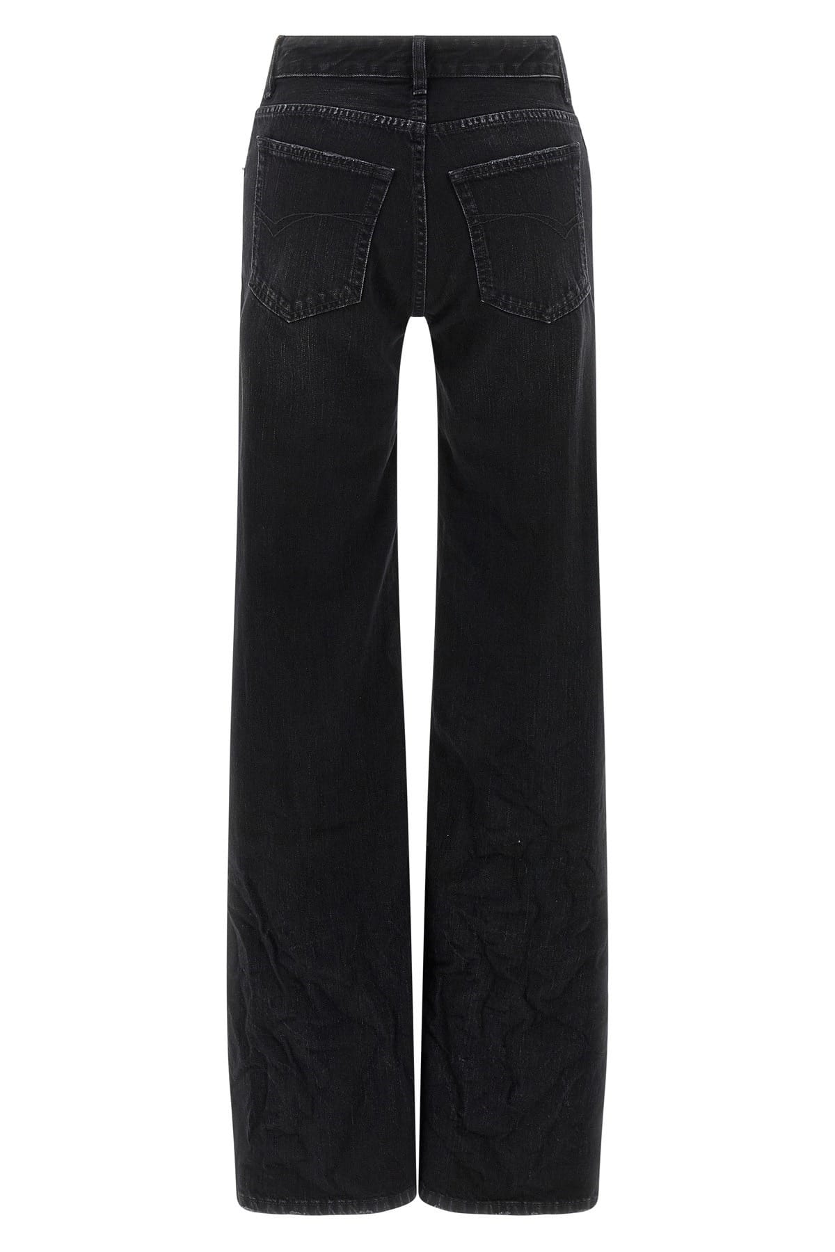 Balenciaga Black Wide Leg Jeans