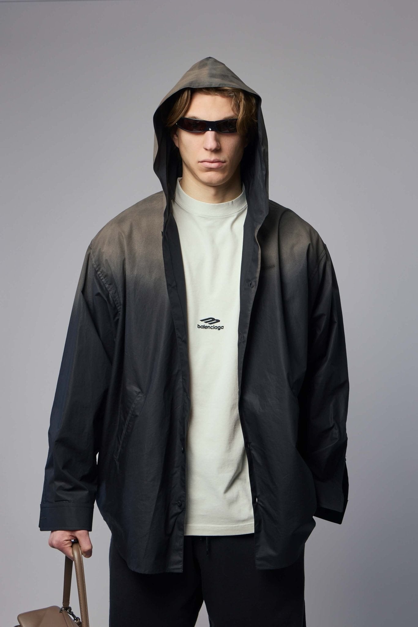 Hooded Oversized Shirt
