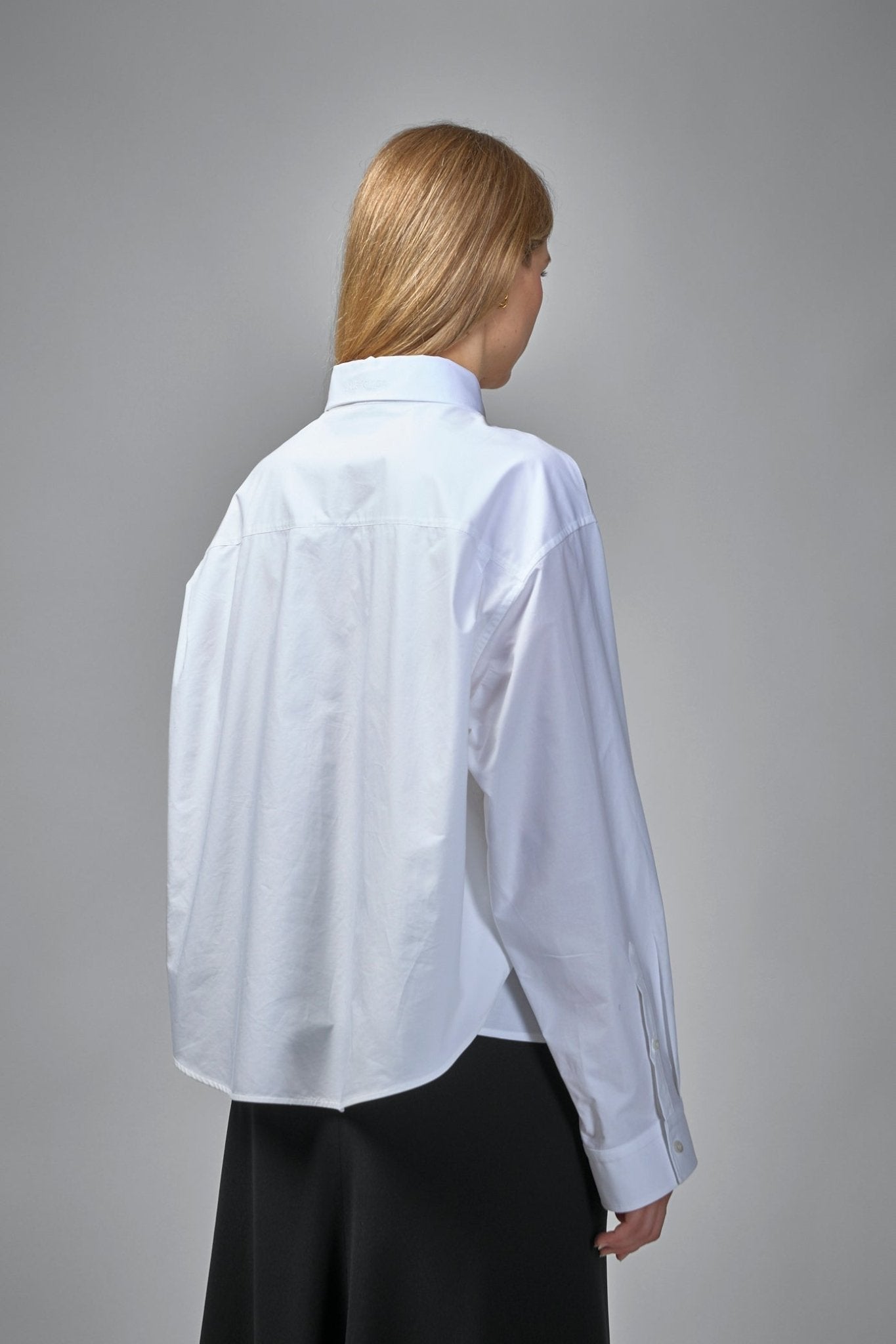 Semi-fitted Long Sleeve women shirt