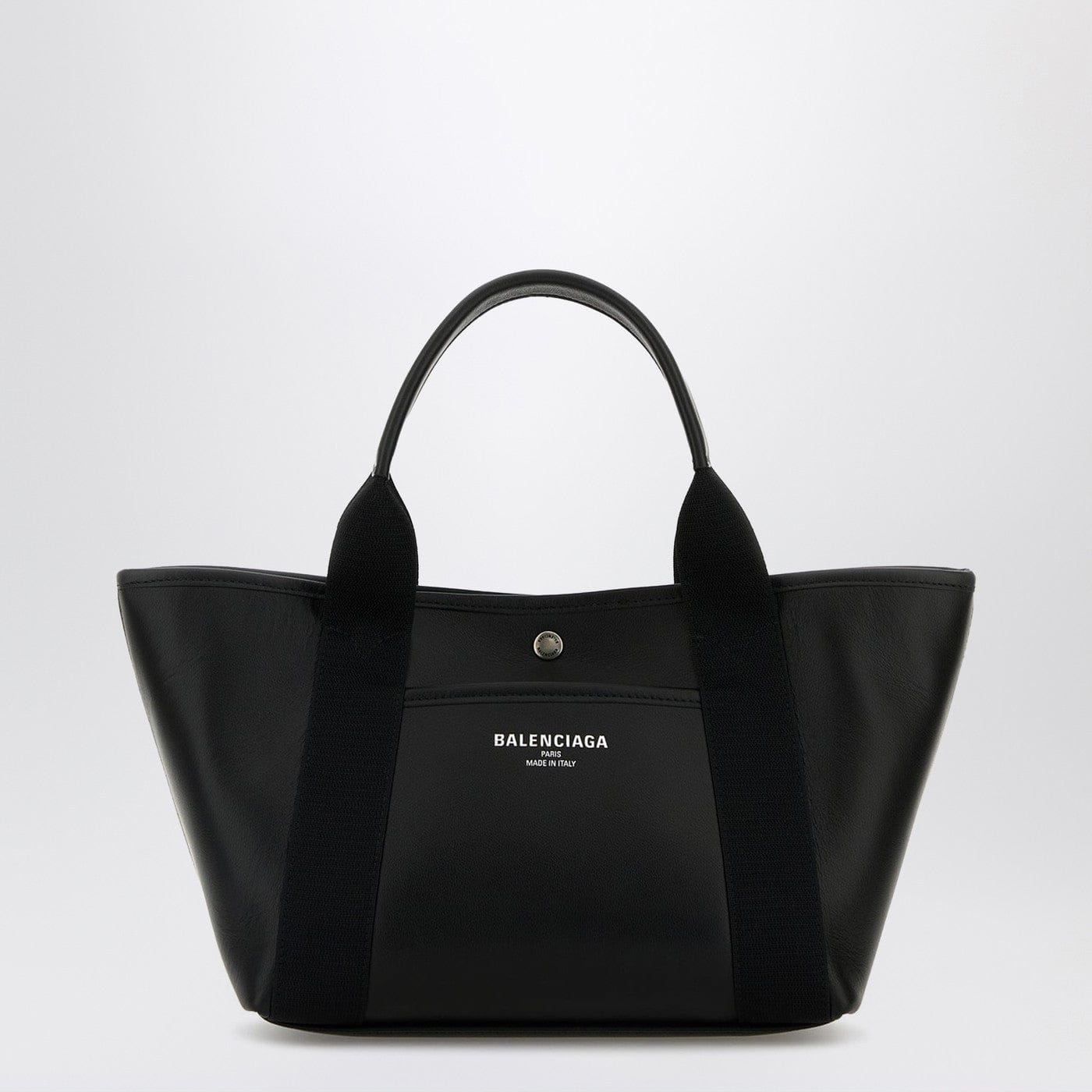 Balenciaga - Biarritz shopping bag in black leather