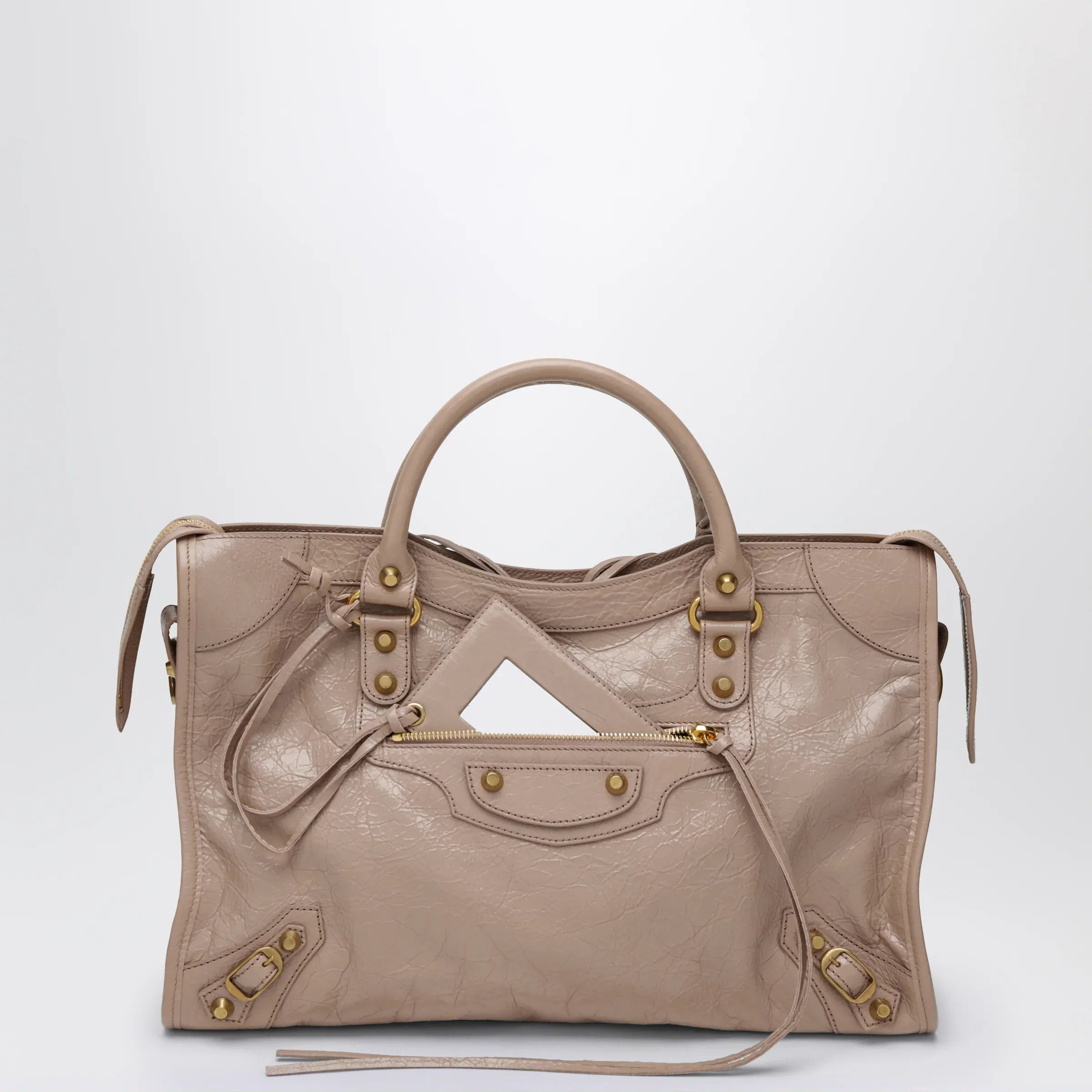 Balenciaga - Le City medium handbag in Blush leather