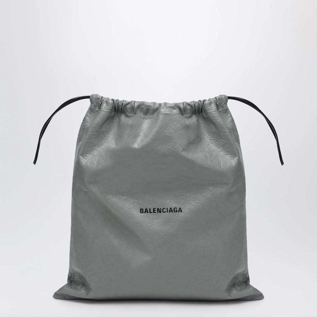 Balenciaga - La Pochette dust bag shopper in Arena lambskin grey
