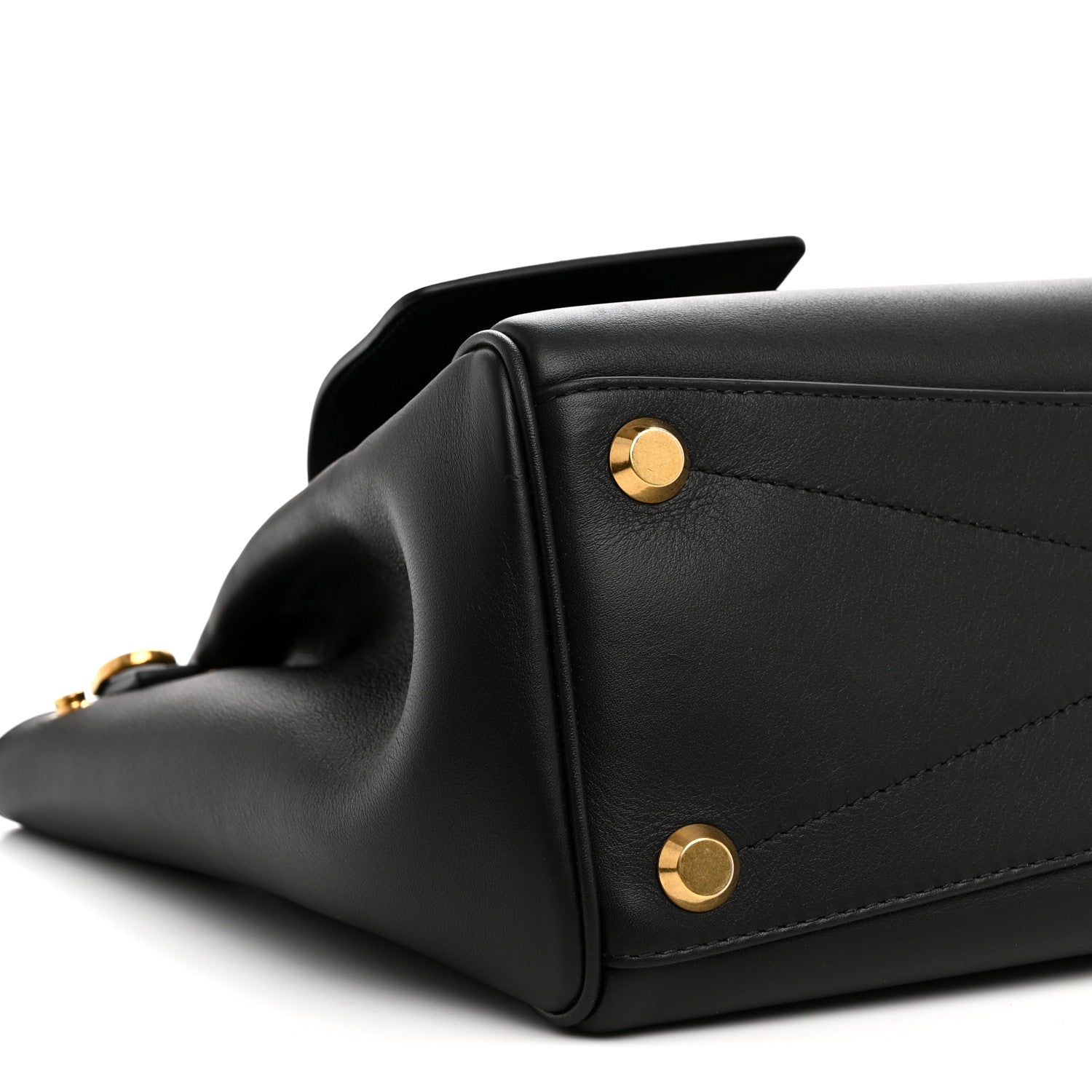 Smooth Calfskin Small Bel Air Carry All Bag  Black