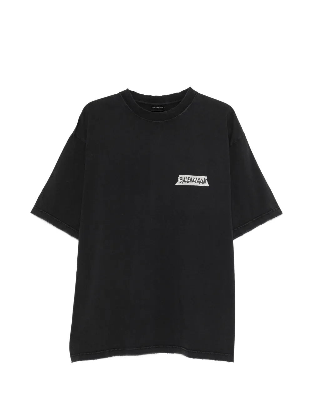 BALENCIAGA - Men Medium Fit Crew Neck T-Shirt