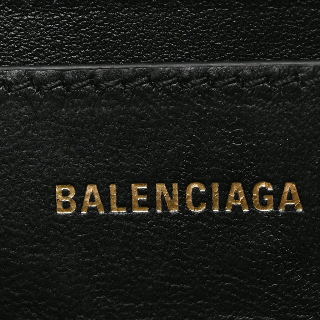 Arena Calfskin Puffy Monaco Chain Shoulder Bag  Black