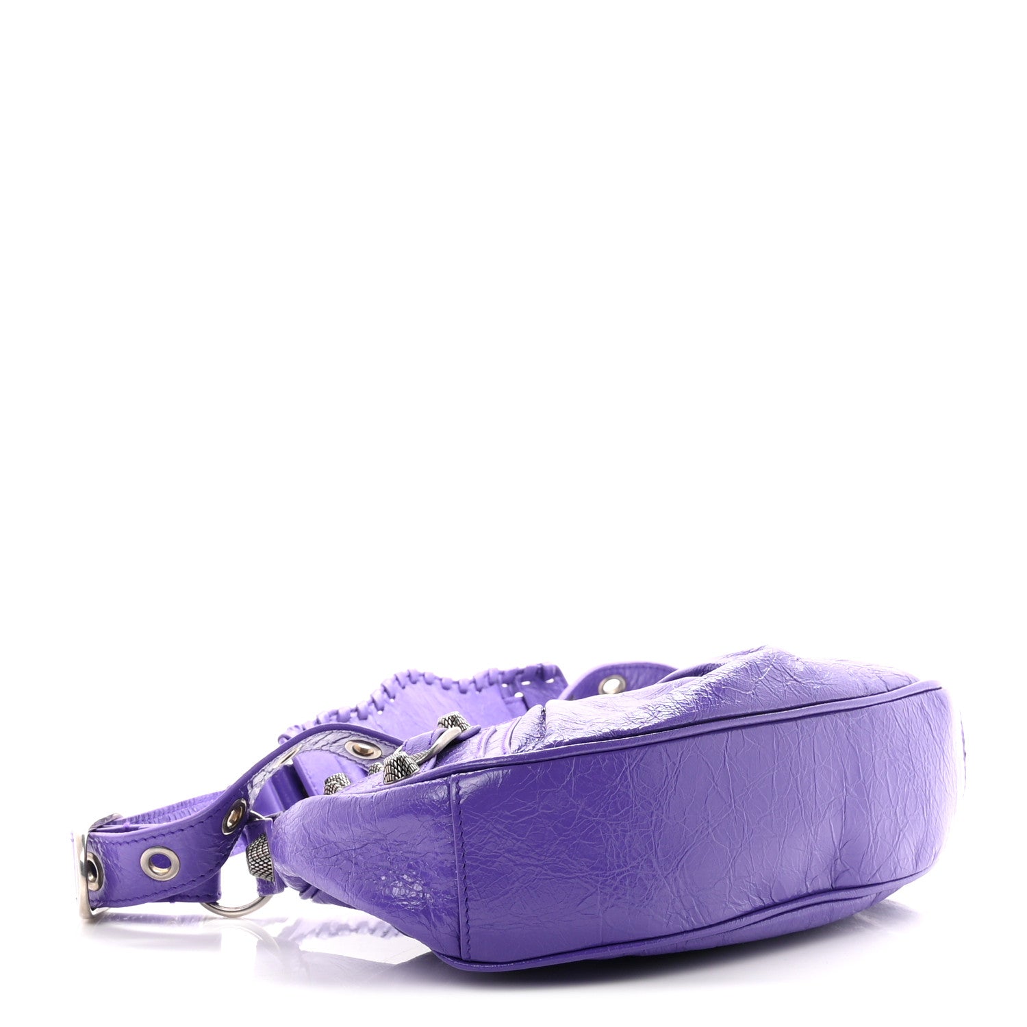 Agneau Arena Le Cagole Shoulder Bag XS Purple