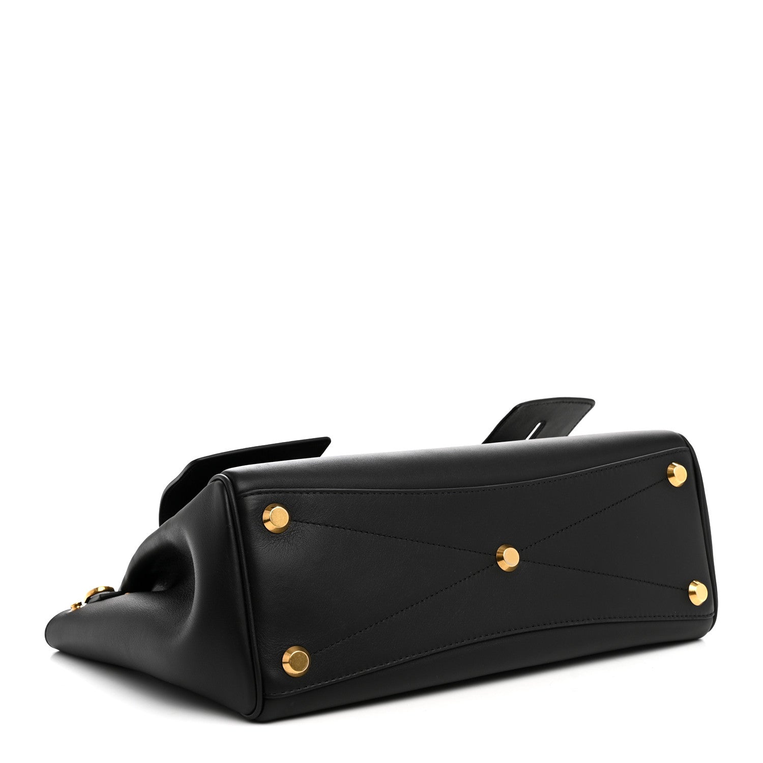 Smooth Calfskin Small Bel Air Carry All Bag  Black