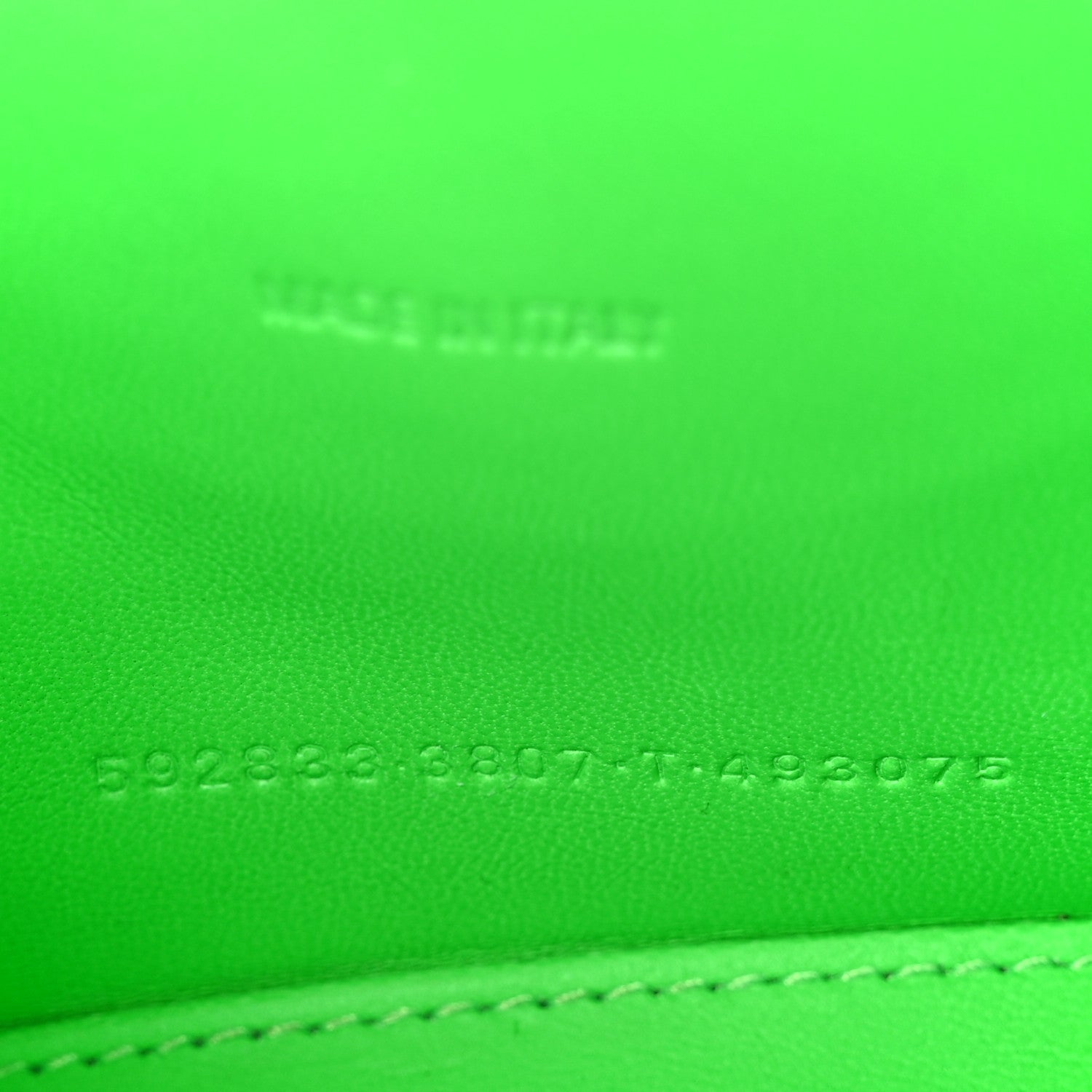 Shiny Box Calfskin Hourglass Top Handle Bag XS Fluo Green