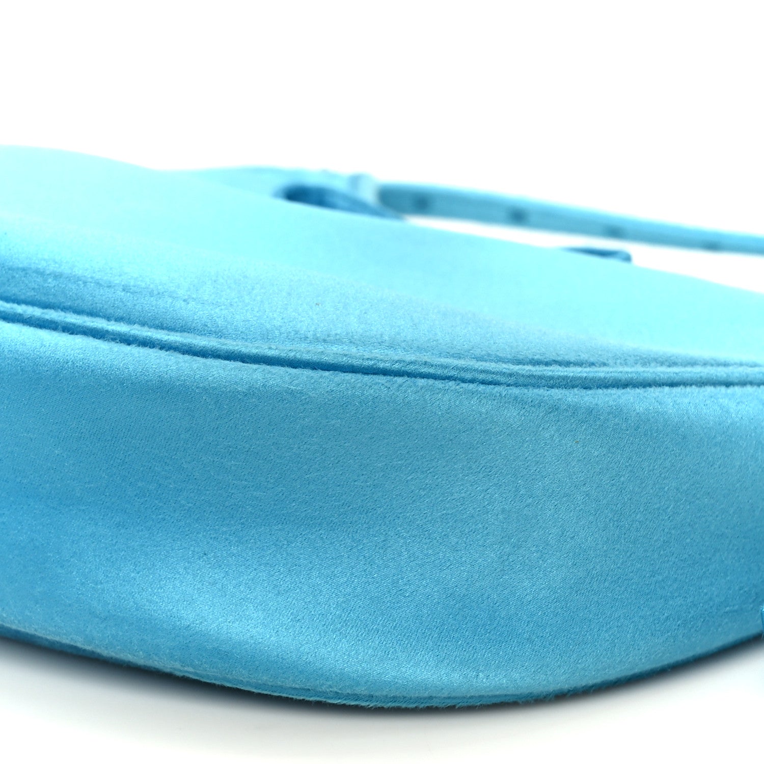 Satin Small Leopolda Shoulder Bag Blue