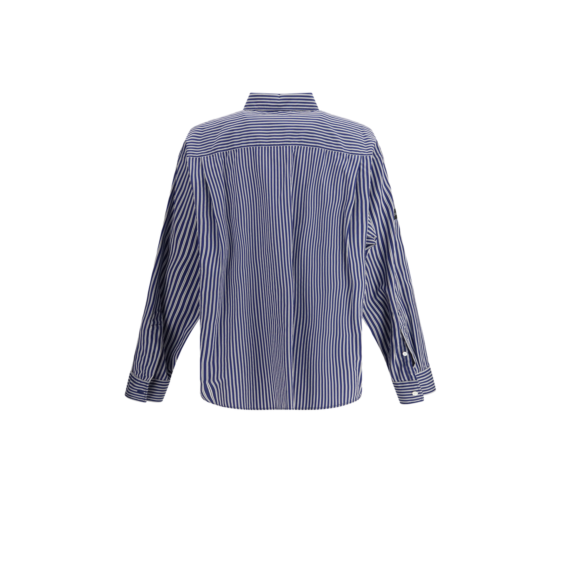 Embroidered Poplin Oversized Shirt