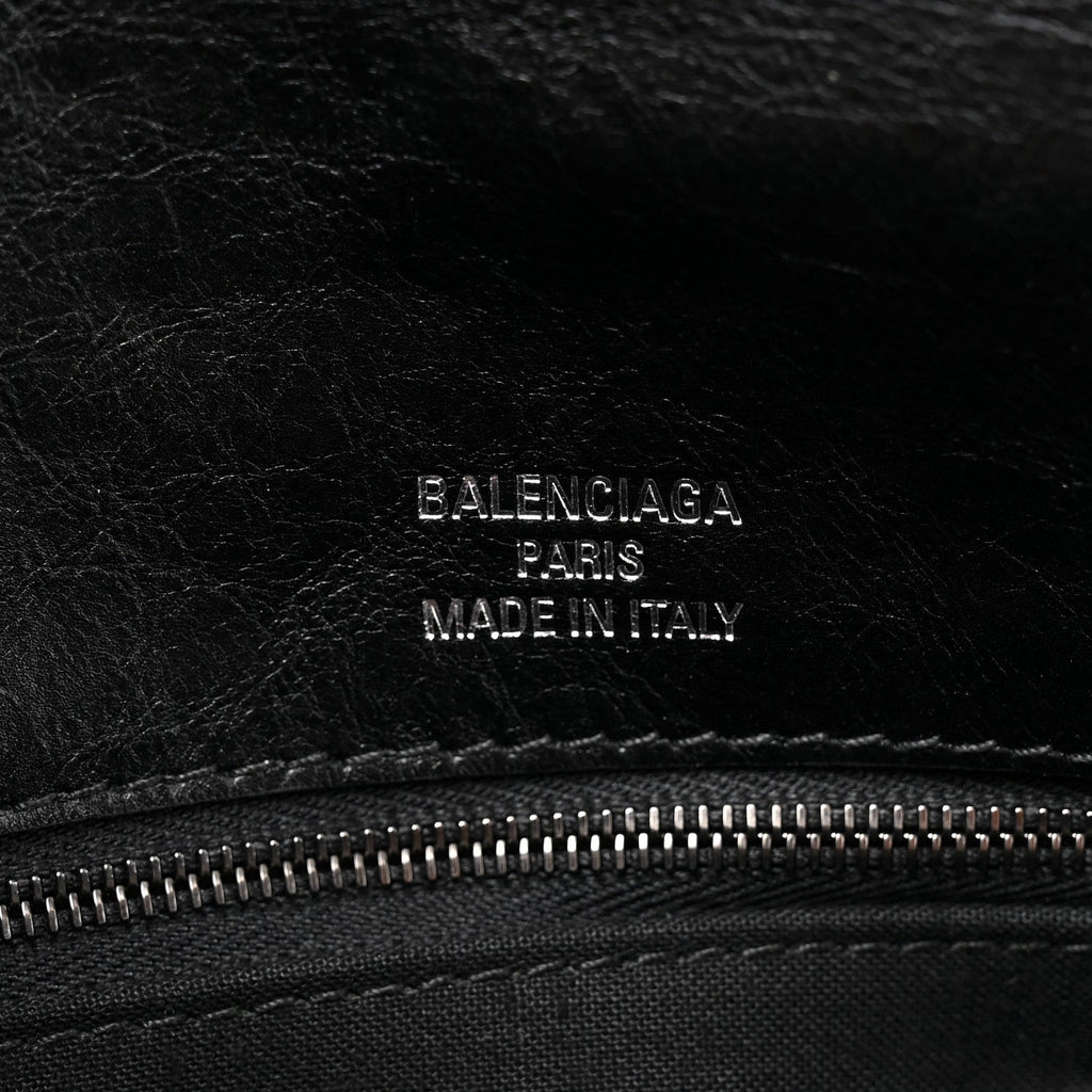 Calfskin Medium BB Soft Flap Bag Black