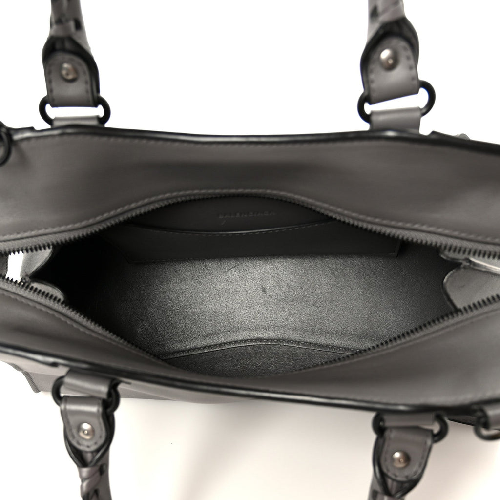 Smooth Calfskin Neo Classic Black Hardware S City Dark Grey