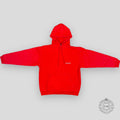 Balenciaga Medium Fit Logo Hoodie in Red