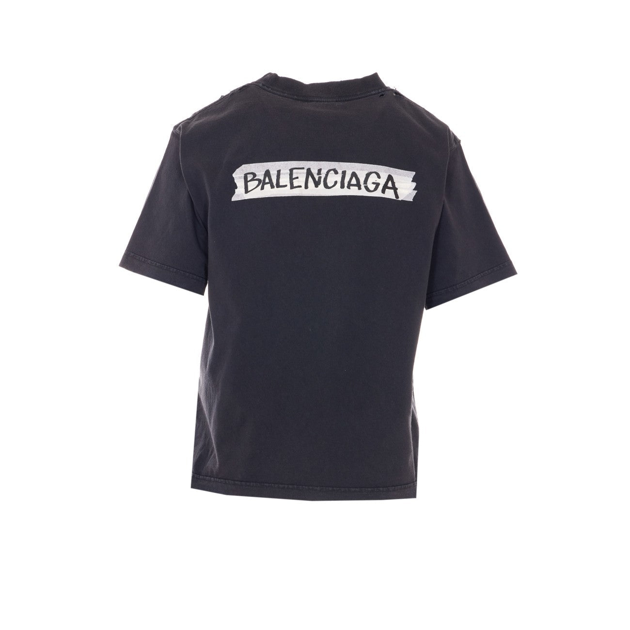 Balenciaga Women Masking Tape Medium Fit T-Shirt
