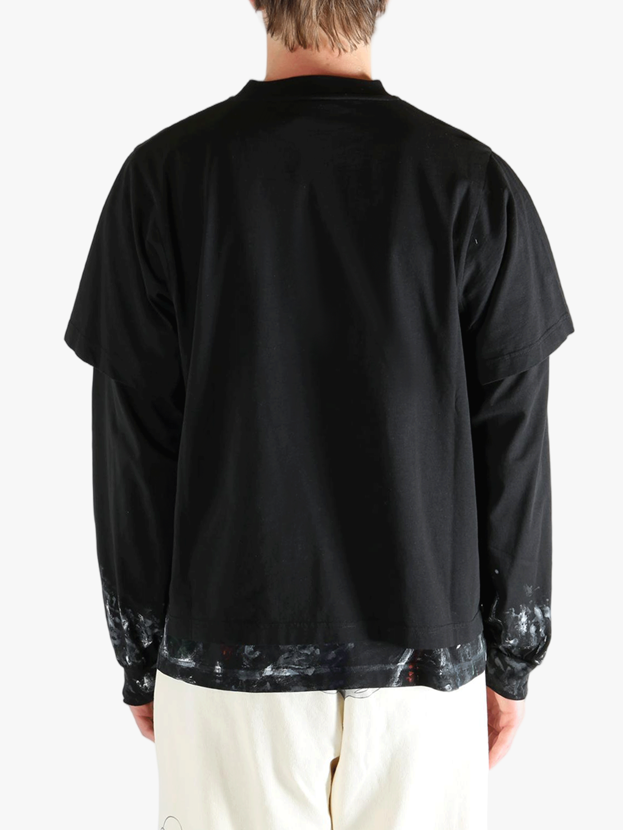 BALENCIAGA - Men Hybrid Double T-Shirt